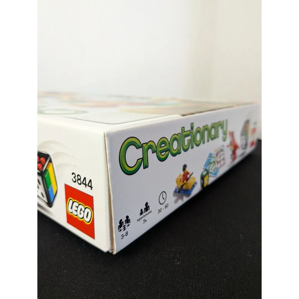 Lego Creationary Game 3844 Complete with Manual Box and Pieces Family Fun Create
